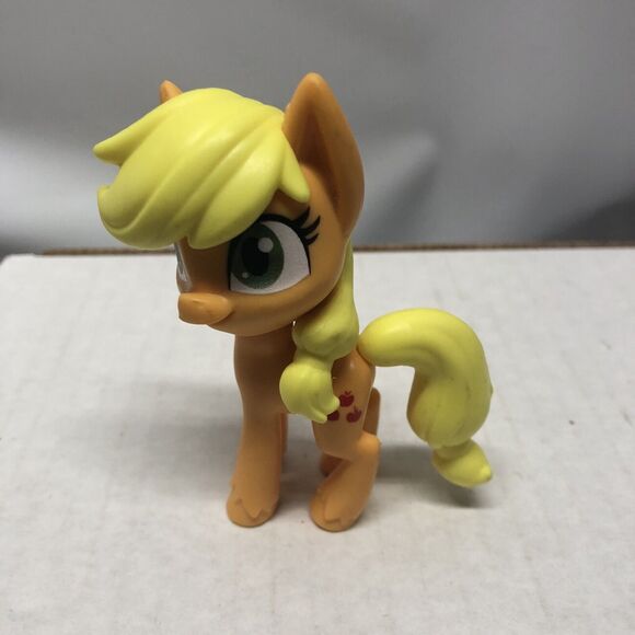My Little Pony Applejack G4 MLP Mini Figure Toy Orange Hasbro Friendship Magic - Picture 5 of 8